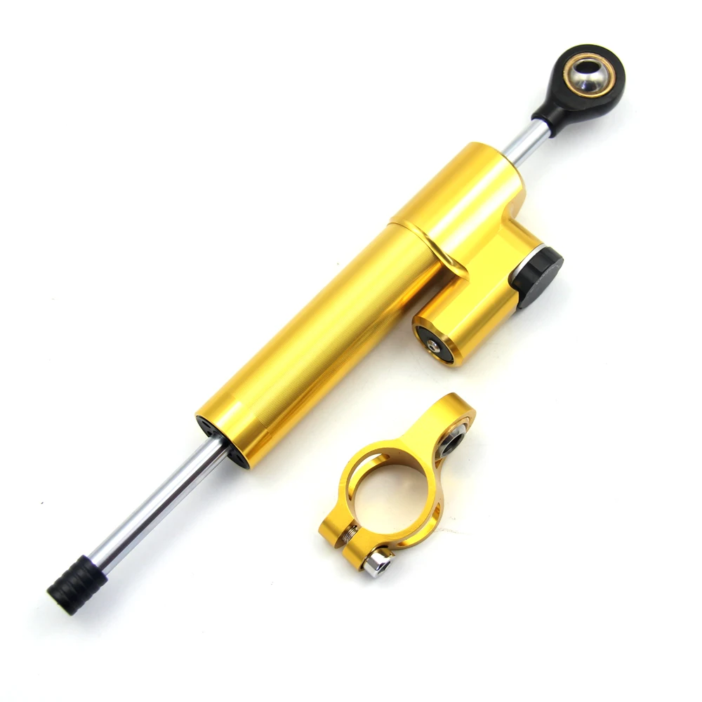 Gold CNC мотоцикл стабилизатор рулевой демпфер Монтажный Кронштейн Поддержка Комплект для Yamaha YZF R3 R25 MT03 MT25 - Цвет: Gold