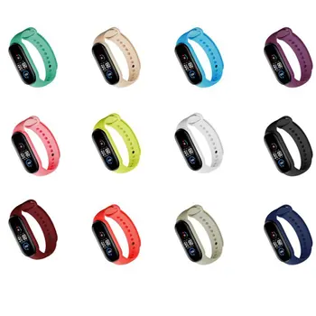 

Strap For Xiaomi Mi Band 5 Strap Silicone Wristband Replacement soft TPU Strap for xiaomi mi band 5 Strap Bracelet