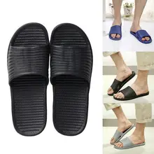 Летние тапочки; мужские домашние Нескользящие однотонные мягкие тапочки на плоской подошве; мужские сандалии; шлепанцы для ванной; пляжная обувь; zapatos de hombre