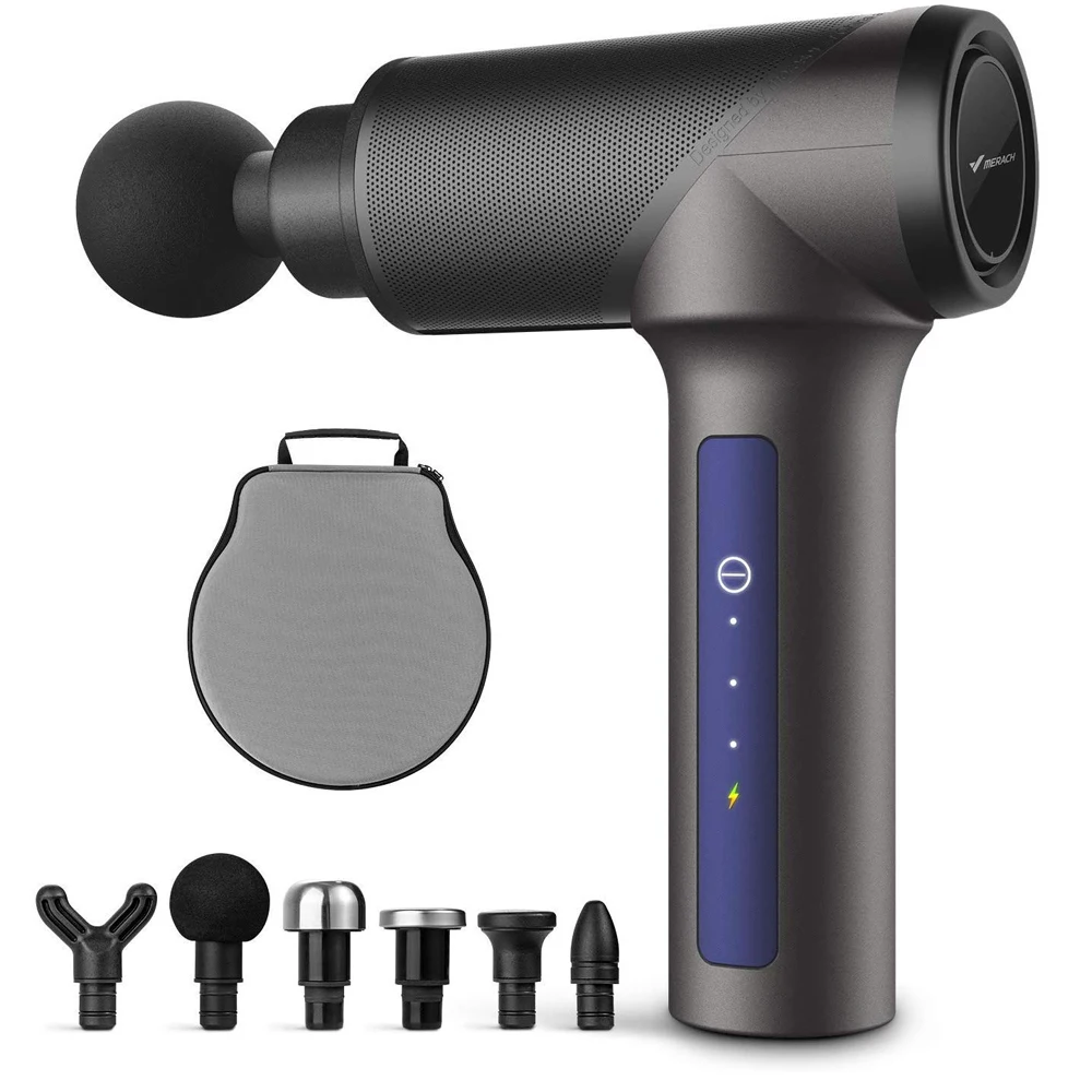 

Free Shipping Fitness Equipment Quiet Muscle Therapy Massage Gun Deep Vibration Strong Battery Different Speeds Release Machaine