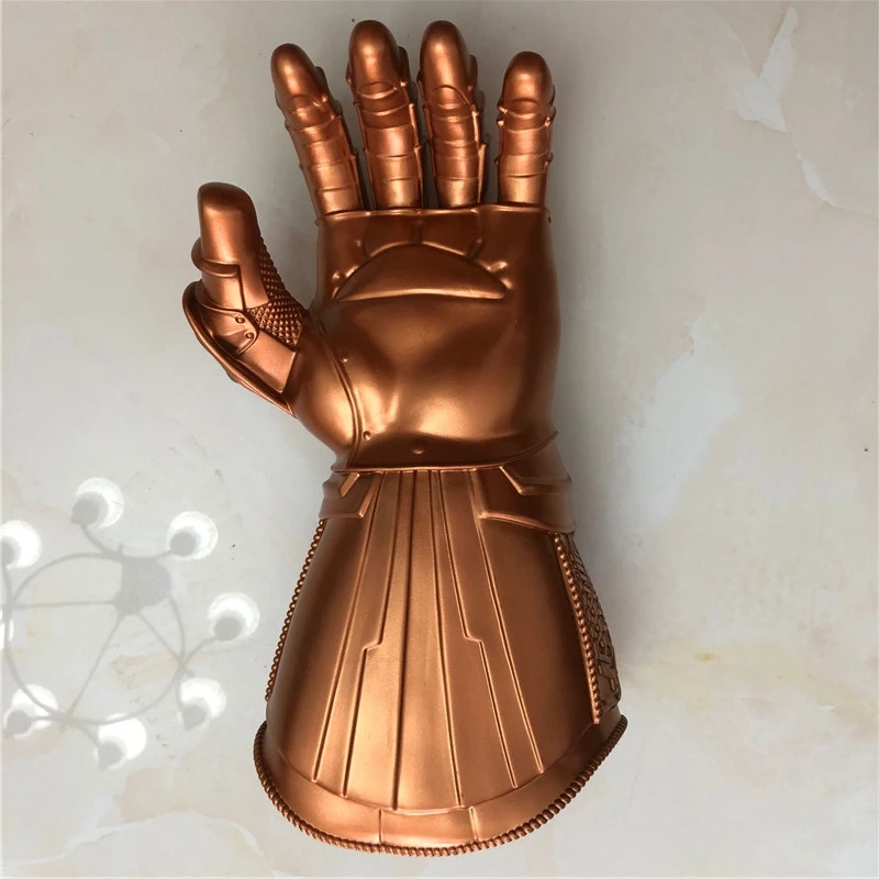 1: 1 светодиодный светильник Thanos Gauntlet Военные перчатки косплей Хэллоуин костюм реквизит Endgame 4 Quantum