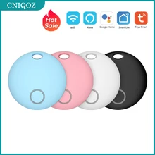 Tuya 1 pçs alarme anti-perdido tag inteligente sem fio bluetooth rastreador criança carteira localizador chave à prova dwaterproof água para alexa google casa