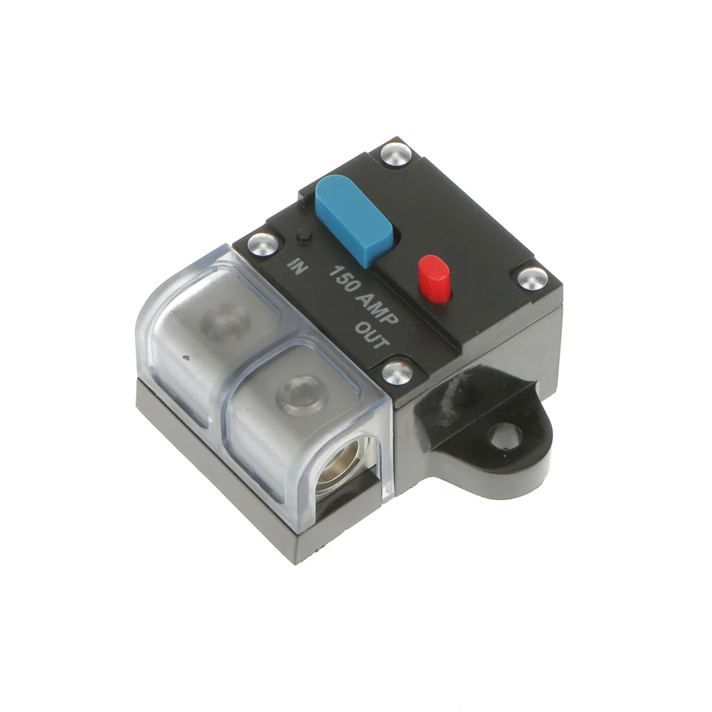 Car Truck 150 Amp Circuit Breaker Fuse Holder Kill Switch Circuit