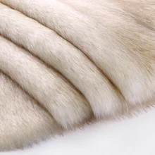 Высокое качество длинный ворс 4-5 см Белый окрашенный наконечник коричневый искусственный Лисий мех плюш искусственный мех Ткань DIY обувь пальто воротник жилет Подушка игрушка