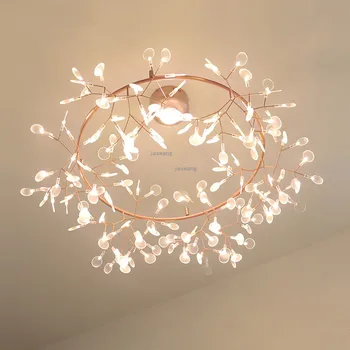 

Modern LED Chandelier Personality Fireflies Home Decor Indoor Lighting Lustre Pendant Lamp Light Loft Chandeliers Light Fixtures