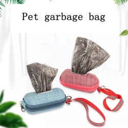 Distributeur de sacs à excréments pour chiens, nouveau, support de sacs à ramassage avec corde, nettoyage extérieur, boîte à ordures, sacs à déchets, fournitures de nettoyage 