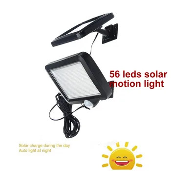 

LED Garden Solar Light PIR Motion Sensor Outdoor Camping Waterproof Garage Yard Gate Pathway Security Lamp Solar Wall spot Light