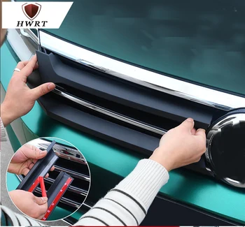 

Car Styling Front Hood Bumper Grille Middle Strip For Volkswagen New Passat B8 2019 Cover Trim Car Accessories With Logo