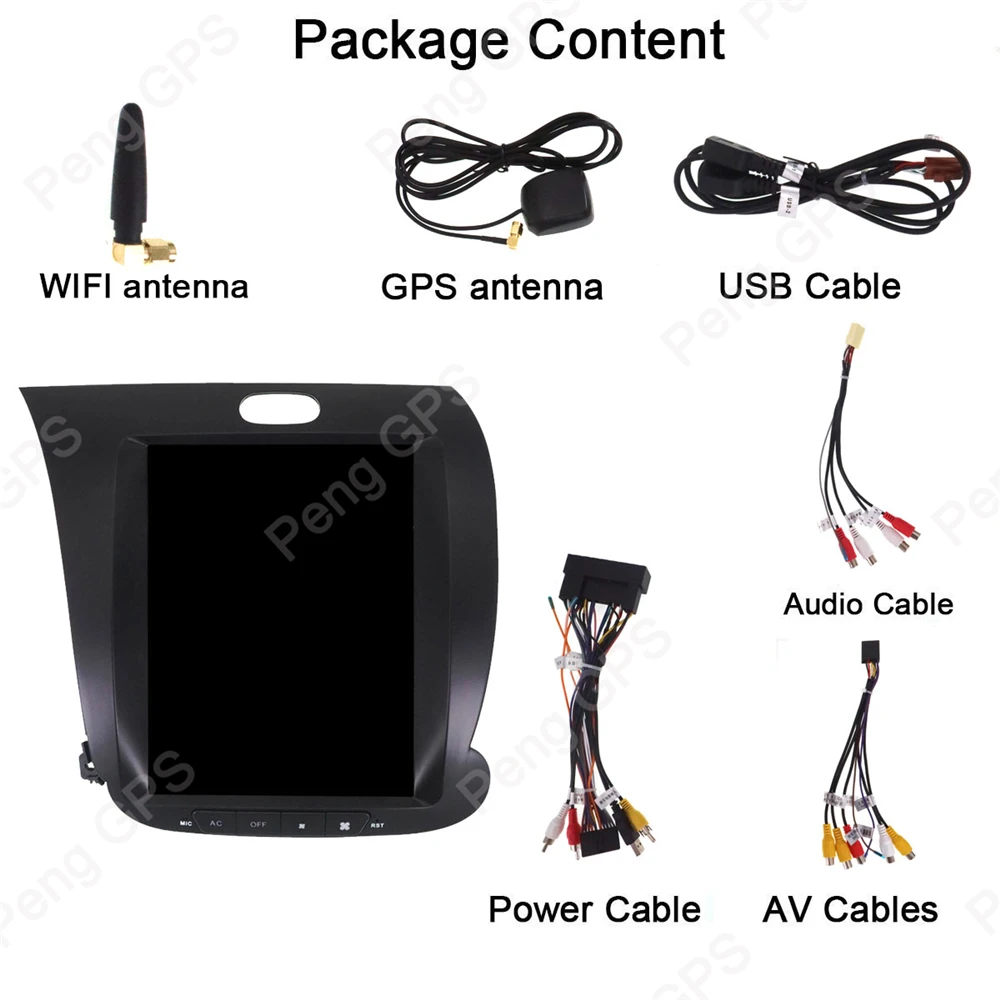 Cheap Android 8.1 GPS Navigation DVD Player for Kia Cerato K3 Forte 2013-2016 Left Hand Drive Tesla Radio 10.4" HD Multimedia Headunit 15