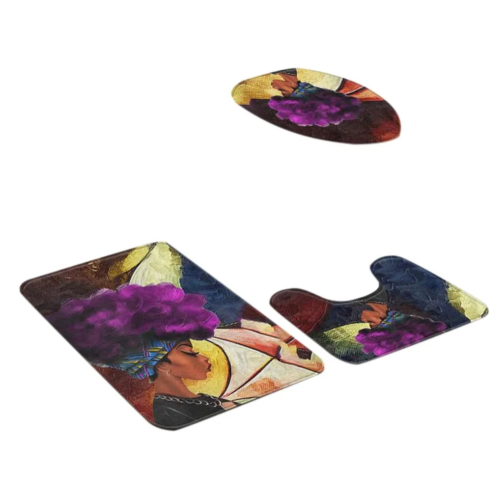 Комплект из 3 предметов, Ретро стиль, нескользящий коврик Для ванной комнаты, домашний кальян, аксессуары Для ванной комнаты, Для Дома 40