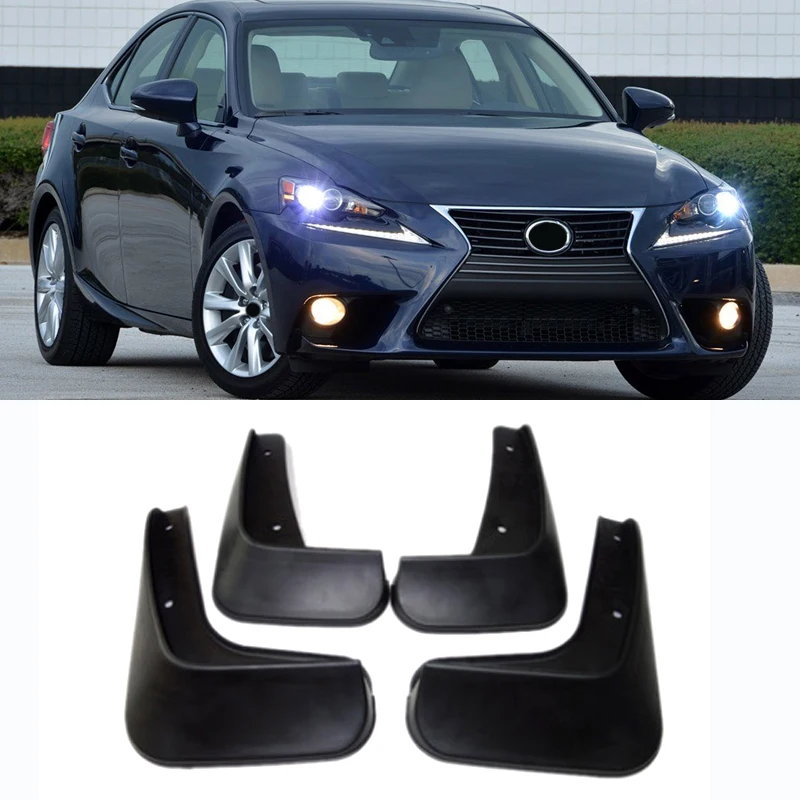 Набор форм брызговик s для Lexus IS IS250 IS350 IS300h- Брызговики спереди тыльная грязь лоскут крыло брызговиков