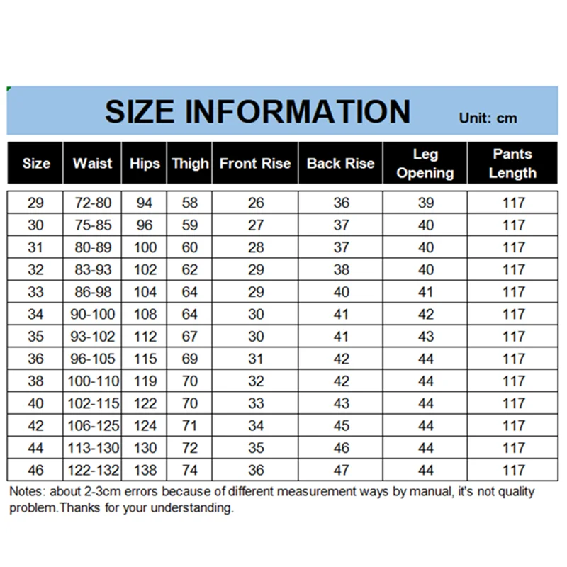 Tall Men Jeans 117cm Extra Long 