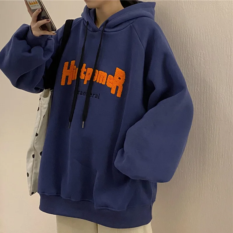 

Women'S Sweatshirts 2020 Autumn And Winter New Plus Size Hoodies Fashion Harajuku Ladies Tops Pullovers Streetwear Women