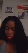 Cranberry-peluca con cierre de encaje 4x4 para mujer, cabello Remy brasileño de ondas profundas, pelucas de cabello humano con encaje frontal 13x4, línea de cabello prearrancado