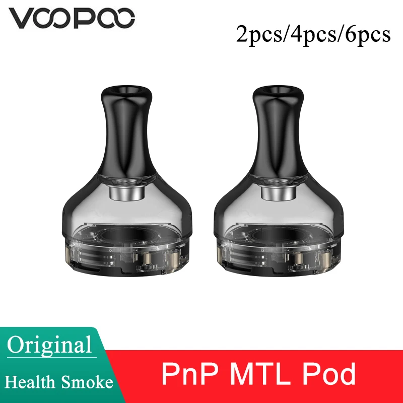 2pcs/lot Original VOOPOO PnP MTL Pod Cartridge 2ml adopts PnP-TR1/ PnP-TM2 Coil for V.SUIT Kit/Drag X/Drag S PCTG Tank | Электроника