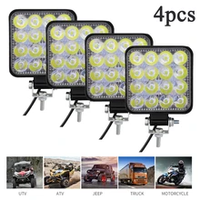 

SUV Working Lights Shock-proof 1000LM Stainless Steel 16LED 48W Driving