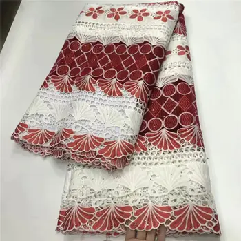 

African Lace Fabric with Velvet Embroidery Nigerian Net Lace Fabric.High Quality Stones French swiss voile lace fabric For Women