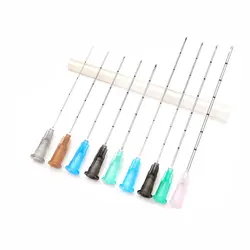 Latest 2022 Medical stainless steel fine micro-cannula for fillers injection cannula needles 18G 70mm