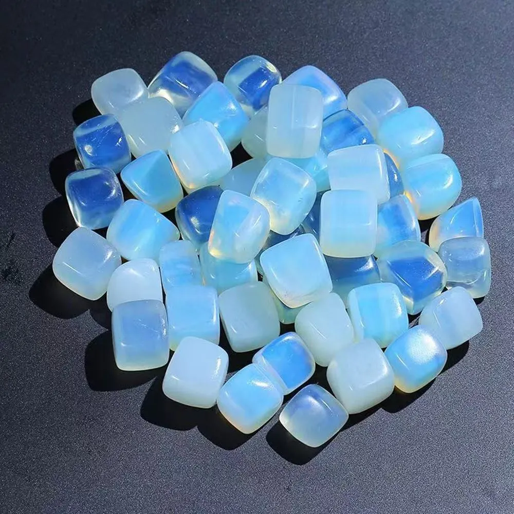Opal tumbled cube stones (4)