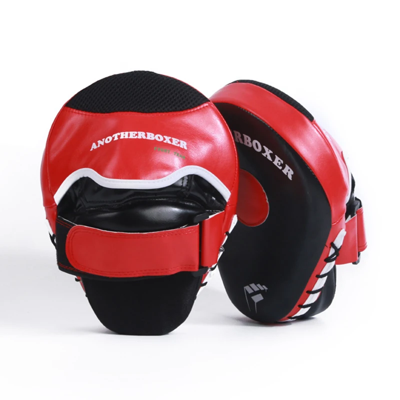 

2 In 1 Boxing Helmets MMA Muay Thai Sanda Karate Taekwondo Head Gear Protector Quality Hand Target Mitt Focus Punch Pads