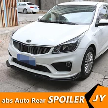 Для Kia K2 Body kit спойлер 2017 2018 для RIO ABS задний бампер диффузор