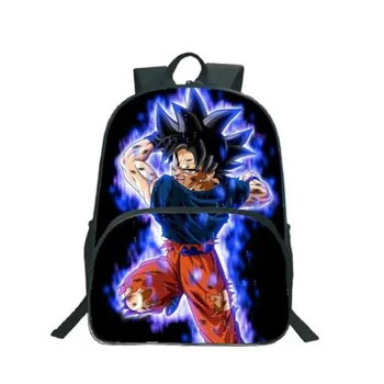 

Hot Anime Dragon Ball Z backpack Goku Children Boys Girls Backpack Fashion Colourful Laptop Mochilas Back to School Knapsack