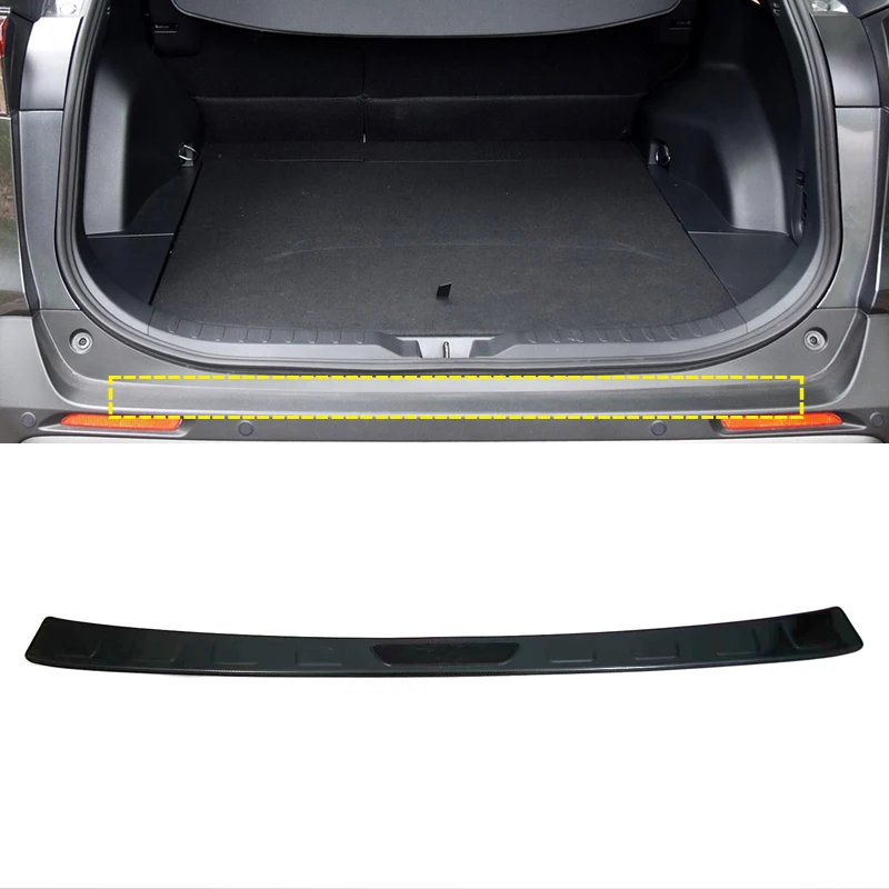 

For Toyota RAV4 XA50 2018 2019 Car Styling Stainless Steel Outer Rear Bumper Plate Protector Cover Auto Accessories