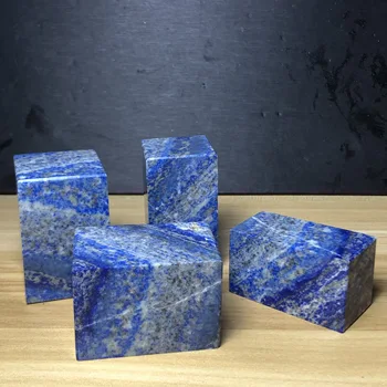 

Natural lapis lazuli rectangular block, can be used for carving official seal, household decoration