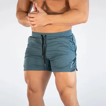 

M-2XL Muscle Fitness Men's Casual Shorts Fashion Regular Sports Running Men's Pants Quick Drying New Trend Training Breathable