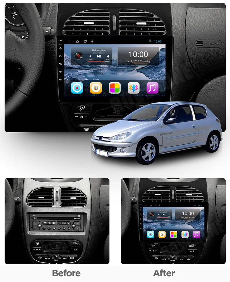 peugeot 206 dashboard