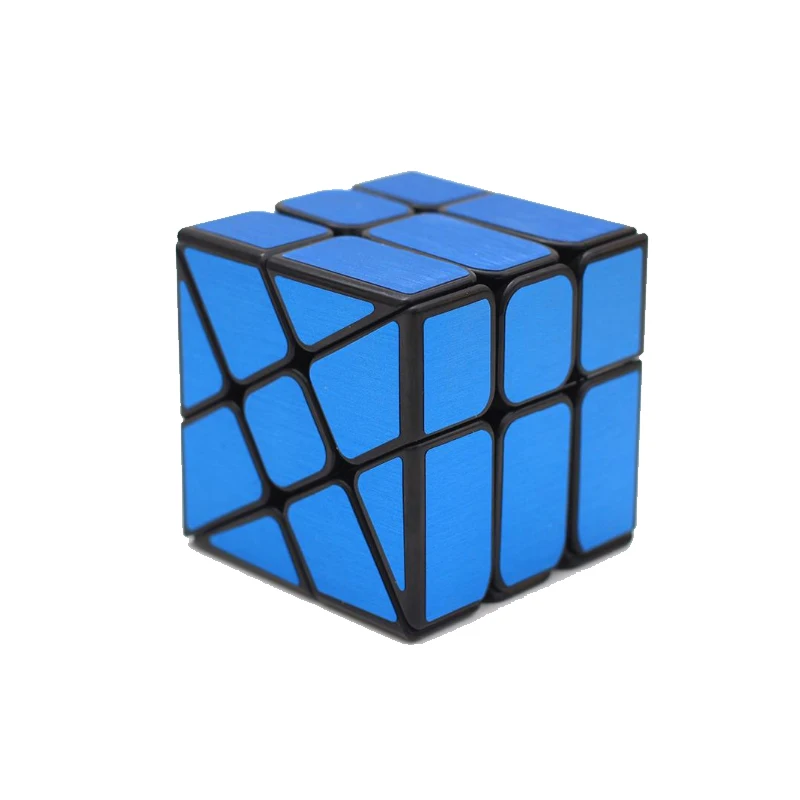Бесконечность Cubo странная форма Magic Cubo 5,7 см скорость для магического кубика головоломка Neo Cubo Magico наклейка для детей обучающая игрушка - Color: Blue