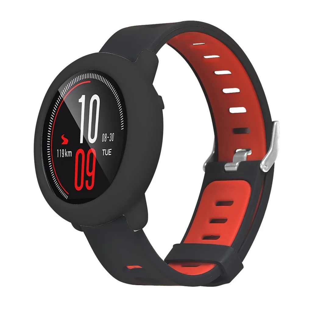 Чехол mosunx, силиконовая рамка, защитный чехол для Xiaomi Huami AMAZFIT Pace Watch, умные часы, аксессуары на замену