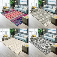 Богемный ковер для гостиной настольный коврик для чая домашний ковер для спальни прикроватное одеяло с Поплавковым окном татами