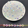 Perles en acrylique transparentes, de forme ovale, pour la fabrication de bijoux, perles à facettes transparentes, 5mm, 6mm, 8mm, 10mm ► Photo 2/2