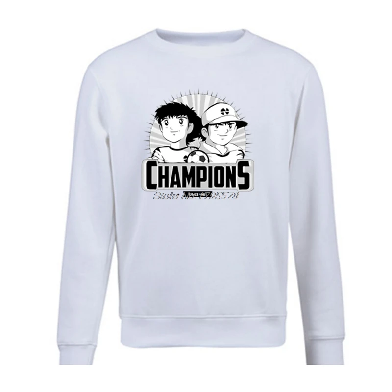 Толстовка Captain Tsubasa мужской пуловер флисовая хлопковая толстовка с круглым