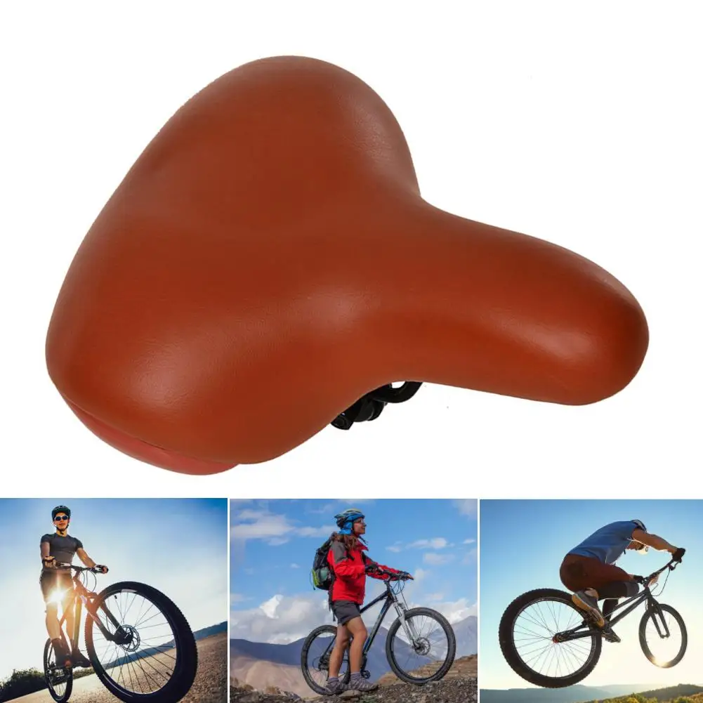 Велосипедное седло водонепроницаемый PU кожа анти шок MTB Горный Дорожный велосипед сиденье силиконовая подушка Аксессуары для велосипеда