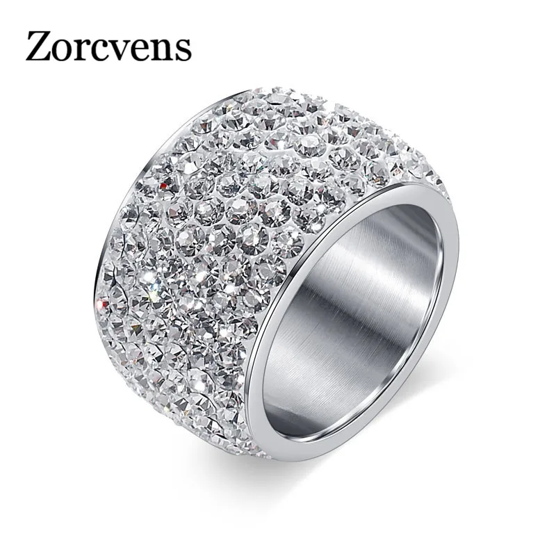 KOtik New Fashion Classic Gold-Color Crystal Wedding Ring for Men and Women | Украшения и аксессуары