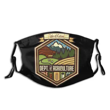 

Settlements Settlers Of Catan Non-Disposable Face Mask Anti Bacterial Dust Protection Cover Respirator Muffle Mask with Filters