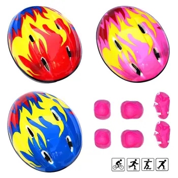 

Children's Hat Helmet Protector Set Kids Sports Bicycle Helmets for Riding/Skating/Scooter/Bicycle Anti Collision For Boys Girls