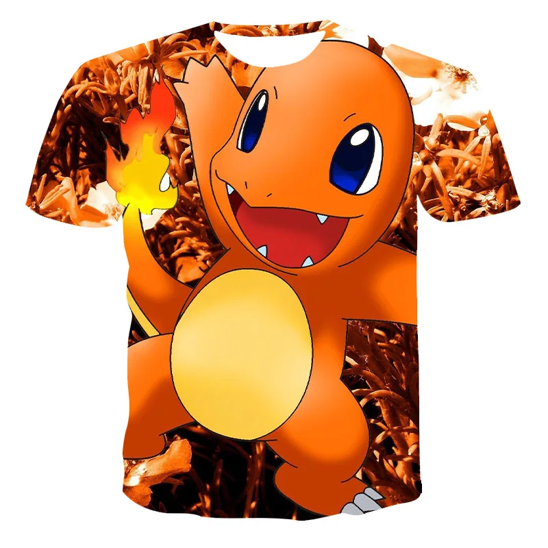 

2021 Harajuku Anime Pattern 3D Printing Large Size Men'S Shirt Fashion Breathable Short Sleeves (Customizable) S-6XL