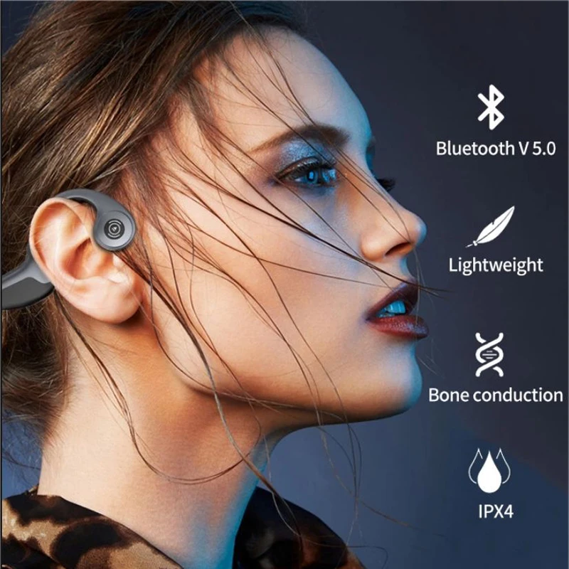 Беспроводные наушники Bluetooth 5 0 костной проводимости Z8 уличная спортивная