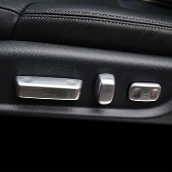 

For Honda CRV CR-V 2012-2016 Accessories ABS Chrome Car Seat Adjustment Switch Buttons Panel Cover Trim Car Styling 5Pcs