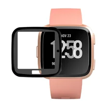 3 шт Защитная крышка передняя защита Чувствительная прозрачная Водонепроницаемая 3D полноразмерная прочная защитная пленка для экрана HD для Fitbit Versa