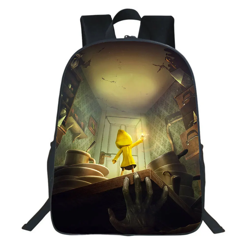 Little Nightmares 2 Backpack Boys Girls School Bag Men Women Rucksack School Bag Teens Daily New Game Knapsack Mochila