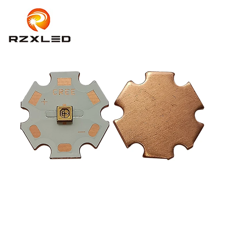 UV C светодиодный 260NM 254NM 253.7NM 275NM 295NM 305NM PCB Медь светильник доска|Подвесные лампочки|