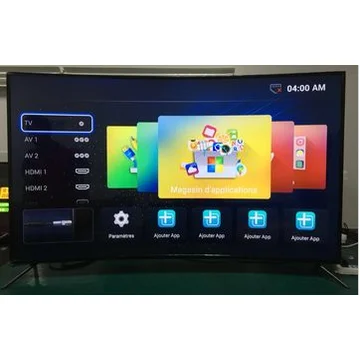 Светодиодный wifi tv 65 ''или 70'' дюймовый изогнутый СВЕТОДИОДНЫЙ smart tv