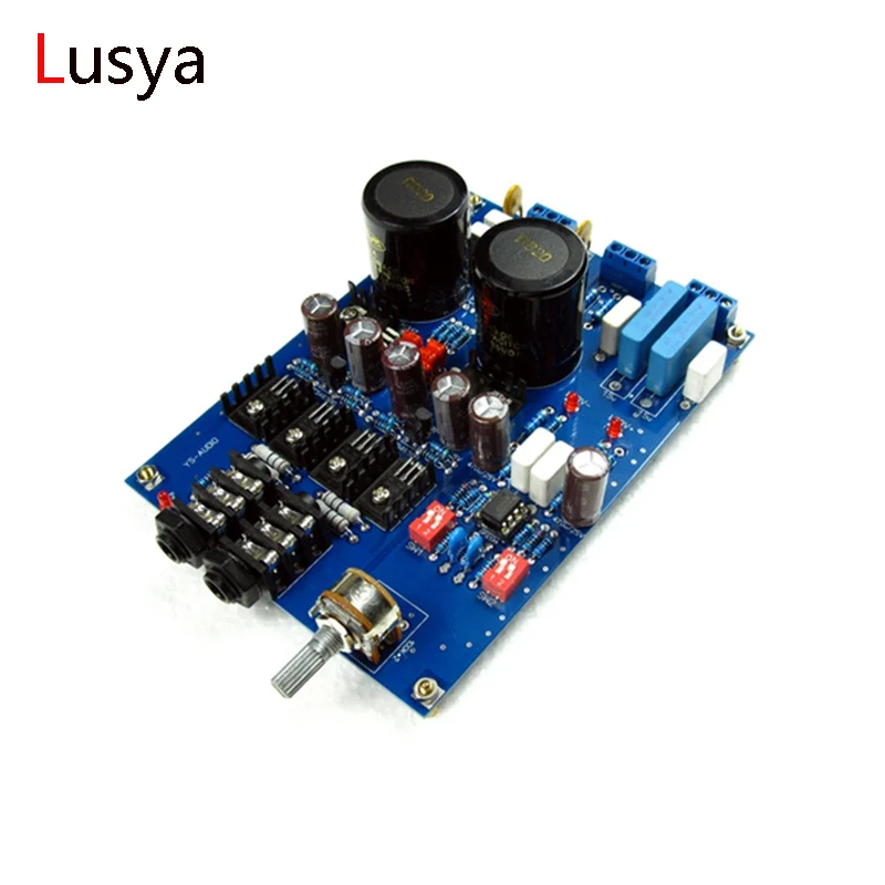

Lehmann Circuit Audio earphone Amplifier Amplificador Power Dual6.35MM Headphone Output diy kits T1240