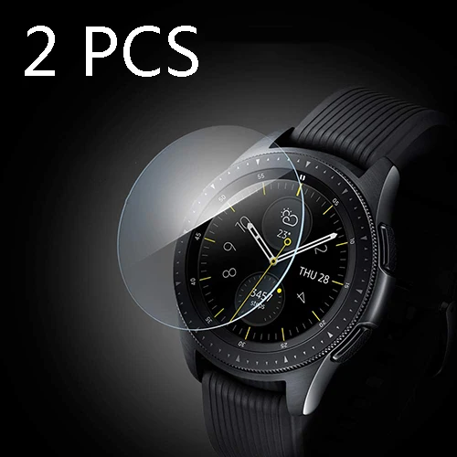 Защитная крышка для samsung gear S3 Frontier защитная пленка Защита для samsung Galaxy Watch 42 мм 46 мм экран из закаленного стекла - Цвет: 2 pcs