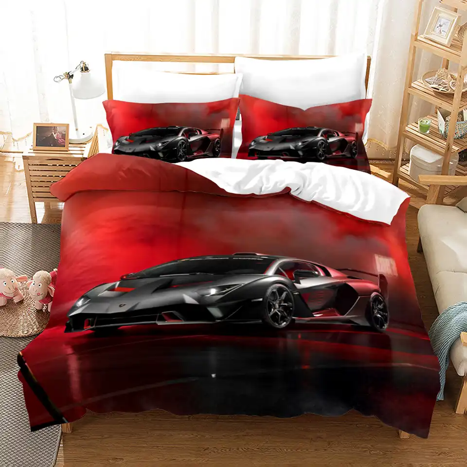 Boys Queen Size Bedding Sets / Boys Rugby Stripe Modern Chic Masculine