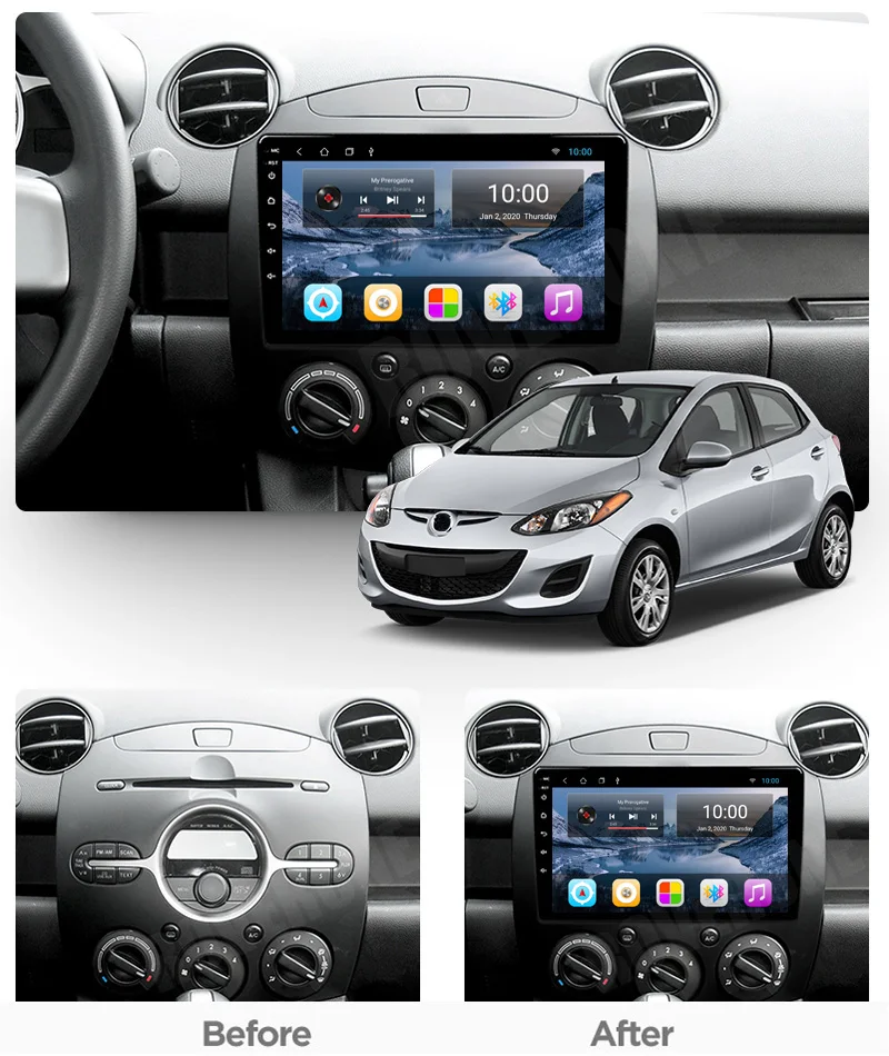 Mazda 2 07-14 dashboard